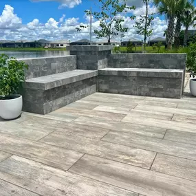 Paver Benches