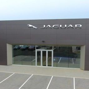 Jaguar South Shore side of JLR Dealership