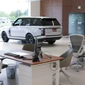Inside the JLR Dealership