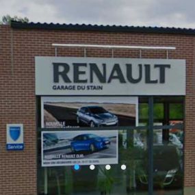 photo de la façade du garage renault stain