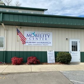Front entrance of Care Solutions Mobility Center