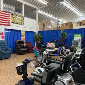 The showroom at Care Solutions Mobility Center