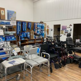 The showroom at Care Solutions Mobility Center