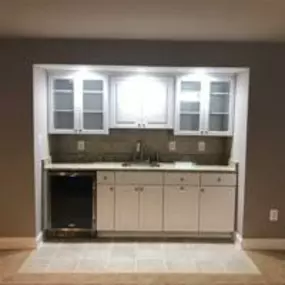 Basement kitchenette  build