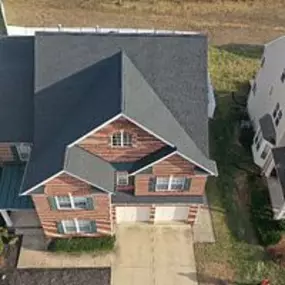 GAF Timberline HDZ roof in charcoal