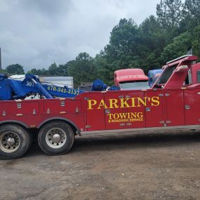 Stuck on the side of the road? Call for a tow!