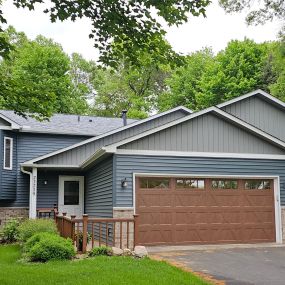 New vinyl siding and new roof