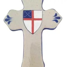 Cross Episcopal Shield 4.5