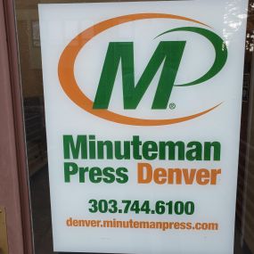 Minuteman Press Denver-Centennial Signage
