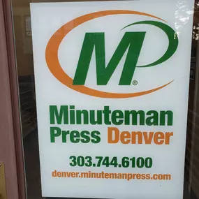 Minuteman Press Denver-Centennial Signage