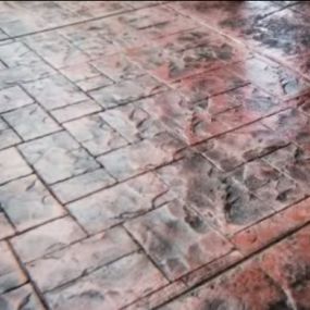 stamped concrete, colored stamped concrete, decorative concrete