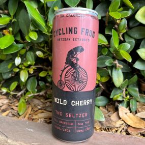 Cycling Frog D9 and CBD seltzer - Wild Cherry