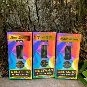 No Cap Delta 10 Live Resin Disposables come in various highly potent and effective strains.