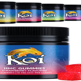 Koi HHC Gummies - In five mouth-watering flavors for a clear minded and uplifting experience.