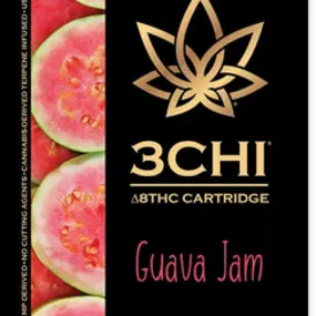 New strain from 3Chi now in stock. 
Guava Jam is a sativa leaning hybrid.