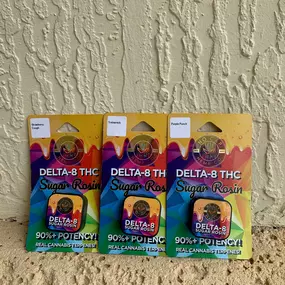 The NO CAP Delta 8 live sugar rosin is made by using only the freshest plants and cutting-edge science and technology. THE NO CAP Live Sugar starts with fresh, whole plants harvested, flash-frozen and chosen for their high cannabinoid and terpene content, meant to be enjoyed in a vaporizer or dab rig. The extraction is infused with pure 90%+ Delta 8 Distillate to give one a strong full entourage effect rich in CBD/CBG and many other minor Cannabinoids.