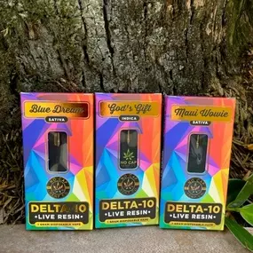 No Cap Delta 10 Live Resin Disposables come in various highly potent and effective strains.