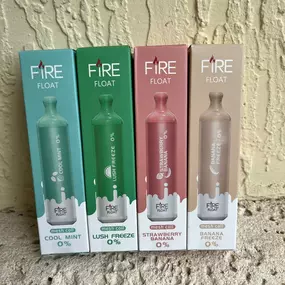 Fire Float disposable 3000 puffs of nicotine-free vapor has a 1200mAh battery and 8ml e-liquid capacity.