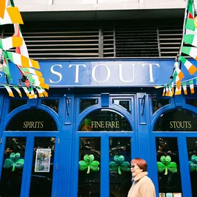 Exterior of Stout NYC Penn Station