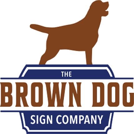 Logotyp från The Brown Dog Sign Company