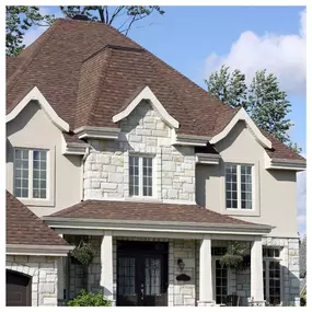 Steep slope asphalt shingled roof