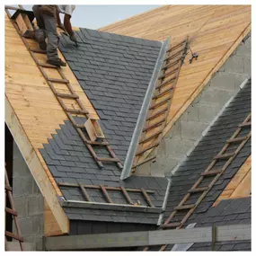 Men at work on roof