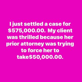 If you want great results call Attorney Jeanette Secor at 
727-822-8818.