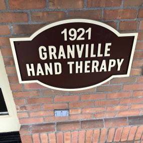 Granville Hand Therapy sign