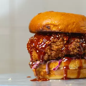 Korean BBQ Crispy Chicken Sandwich ????