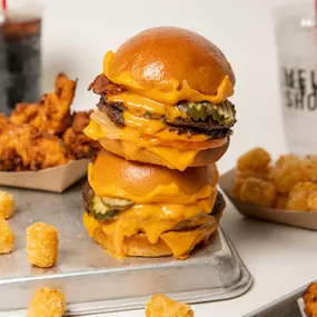 The cheesiest cheeseburgers!