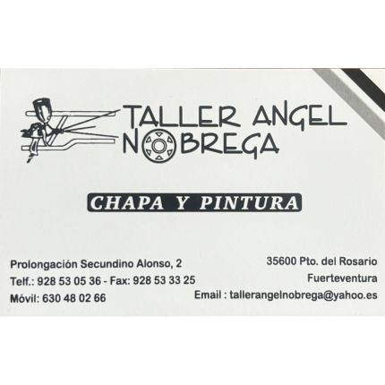 Logótipo de Taller Chapa y Pintura Ángel Nobrega