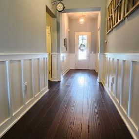Wainscot added to walls in Conway, SC
