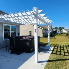 Pergola installation in Myrtle Beach, SC