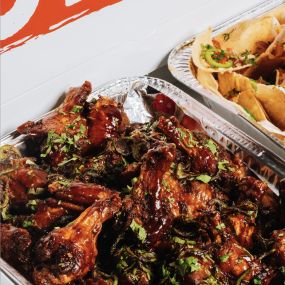 Wings & Nacho Tray Catering from Bodega Taqueria y Tequila