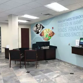 BayPort Credit Union branch interior view