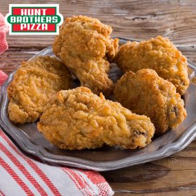 Hunt Brothers® Pizza single order of Wings - Southern Style. Wings offer the perfect complement to Hunt Brothers® Pizza. Southern Style wings available as a single or double order, or party size!