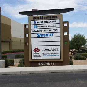 McNICHOLS Phoenix location signage