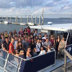Sunset Cruises: Breathe in the salty sea air while cruising along Charleston’s gorgeous waterways on our ever-popular Charleston Sunset Cruise. Breathtaking views of the sunset-silhouetted skyline are complemented by the Lowcountry’s abundant wildlife as dolphins and birds come out to play during “bluing hour”. It’s an experience you’ll never forget.
