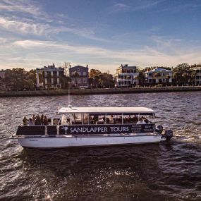 Sandlapper Water Tours: #1 Harbor Tour Company in Charleston, SC since 2001! We are a locally owned and operated company offering Nature, Sunset, and Ghost Tours as well as custom charters through the Charleston Harbor.