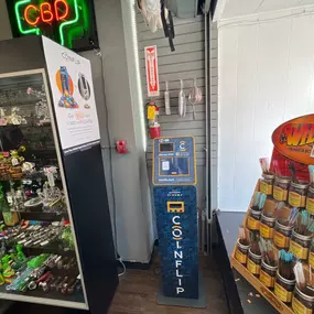 Bild von CoinFlip Bitcoin ATM - V.Y.R.T. Glass and Vapes, Kratom, CBD and Hookah Store (Jersey City)