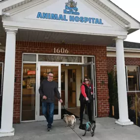 Happy North Buffalo Animal Hospital clients