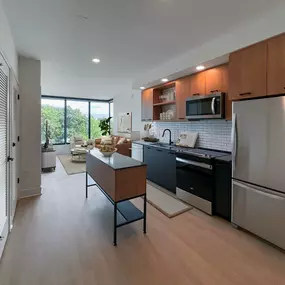 A6 Floorplan Kitchen and Living Room