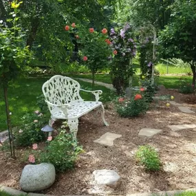 No Grass? No Problem! Add blankets and cushions to a patio or deck to enjoy a bit of sun and air. Or just grab a chair and make do with what you have.