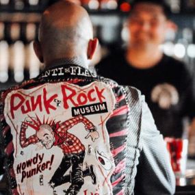 The Triple Down is located inside The Punk Rock Museum.