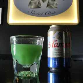 The Three Star Punk Bar is located within The Punk Rock Museum.