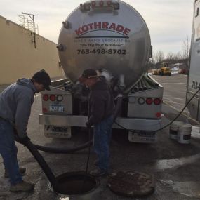 Properly maintaining your septic system requires more than just sucking out the waste. Kothrade is focused on the longevity and efficiency of your system. The technicians are Minnesota Pollution Control Agency (MPCA) certified and are current on all required training and licensing.