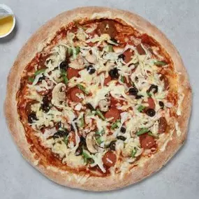 Papa Johns Jackfruit 'Pepperoni' Pizza