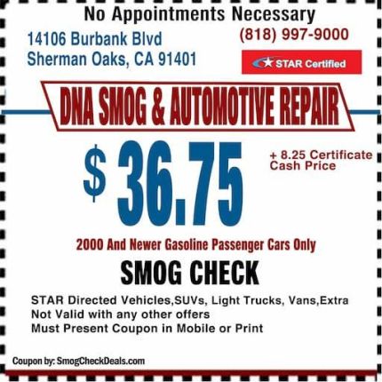 Logo from DNA Smog & Automotive Repair