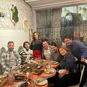 At Alexandria Dental Spa, Dr. Milook Uzri and her staff are enjoying holiday festivities.