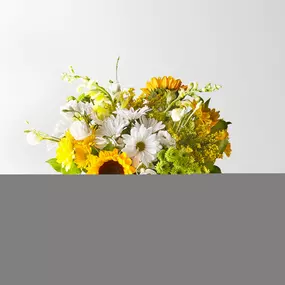 Celebrate any occasion with the Clear Skies Bouquet! A fresh hydrangea arrangement with blue delphinium & roses. Same day flower delivery available in New York!